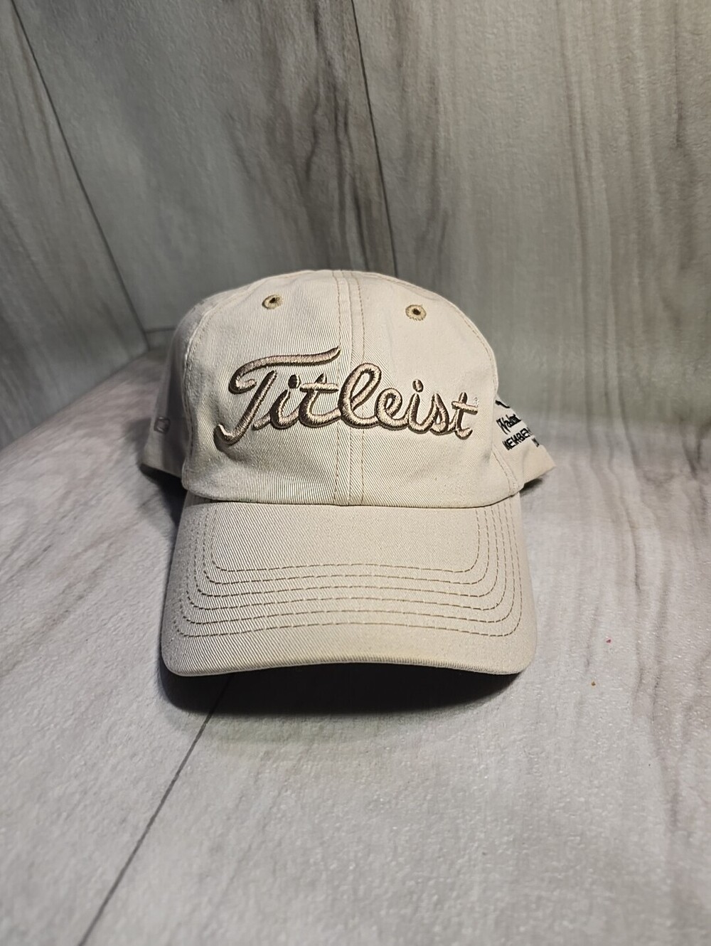 Titleist Walnut Creek 2010 Member  Hat Cap The Coach Pro V1 Golf Hat Kahki
